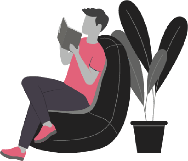 picture from a girl holding and reading a book